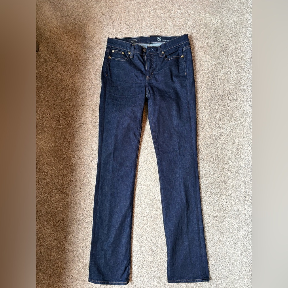 J. Crew Blue Boot Cut Jeans Classic Fit